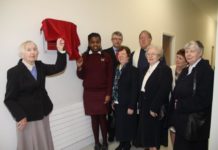 St Aloysius College Carrigtwohill Celebrating 75 years of excellence in Education Sr Maria St. Joseph from the first class 1939 with Lydia Ken-Imasogie youngest pupil in first year pictured opening the new school extension.