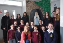 Examples of Good Practice in Le Chéile Schools Chaplaincy team with their chaplain Ms. Trish OBrien Fr. Paddy Kilcoyne PP