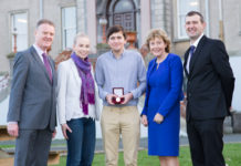 Former De La Salle Student Ruari Nevin Maguire wins the prestigious Gwenda Hurst memorial medal DSC 1631