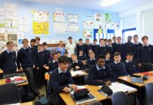 St Geralds DLS Castlebar Welcomes their own Olympian back to School DSCF3698a