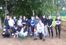 St. Benildus Students create a College Garden Photo garden