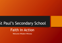 St Pauls Secondary School, showcasing at our St Brigids Day Celebration