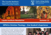 Loyola Institute Summer 22 Newsletter and an Invitation