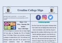 Ursuline Sligo Newsletter