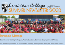 Dominican College Griffith Avenue Summer Newsletter